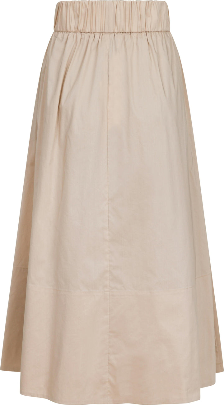 Neo Noir - Yara Poplin Skirt - Dark Sand