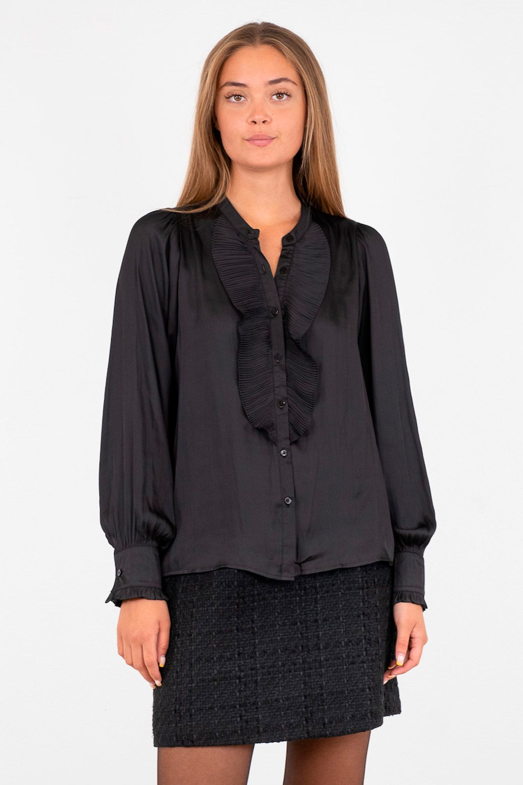 Neo Noir - Zola Blouse - Black Bluser 