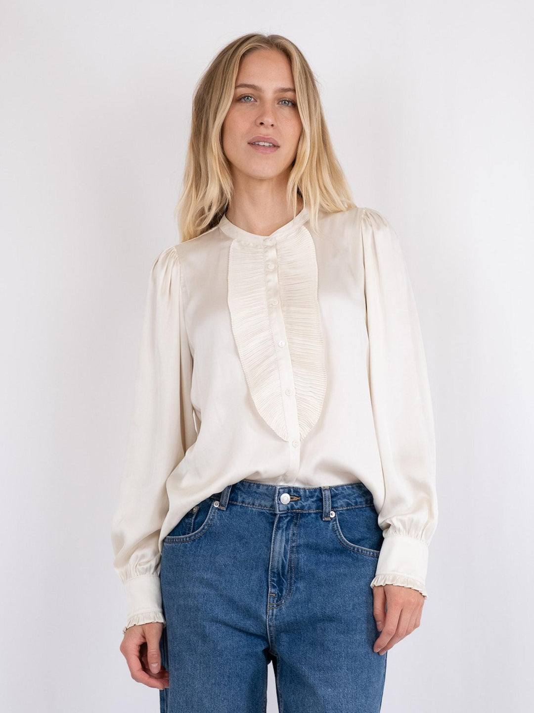 Neo Noir - Zola Blouse - Off White Skjorter 