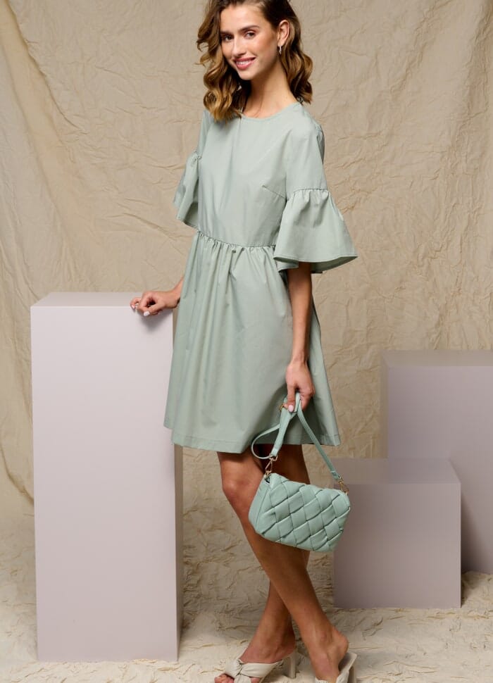 Noella - Adaleide Dress - 1147 Green Pastel Kjoler 