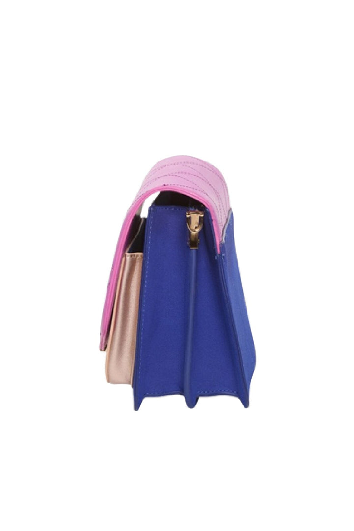 Noella - Blanca Bag Medium - Fucsia/Metallic Rose/Royal Blue Tasker 