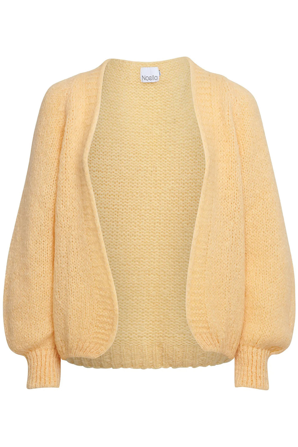 Noella - Fora Knit Cardigan - Yellow Melange Cardigans 