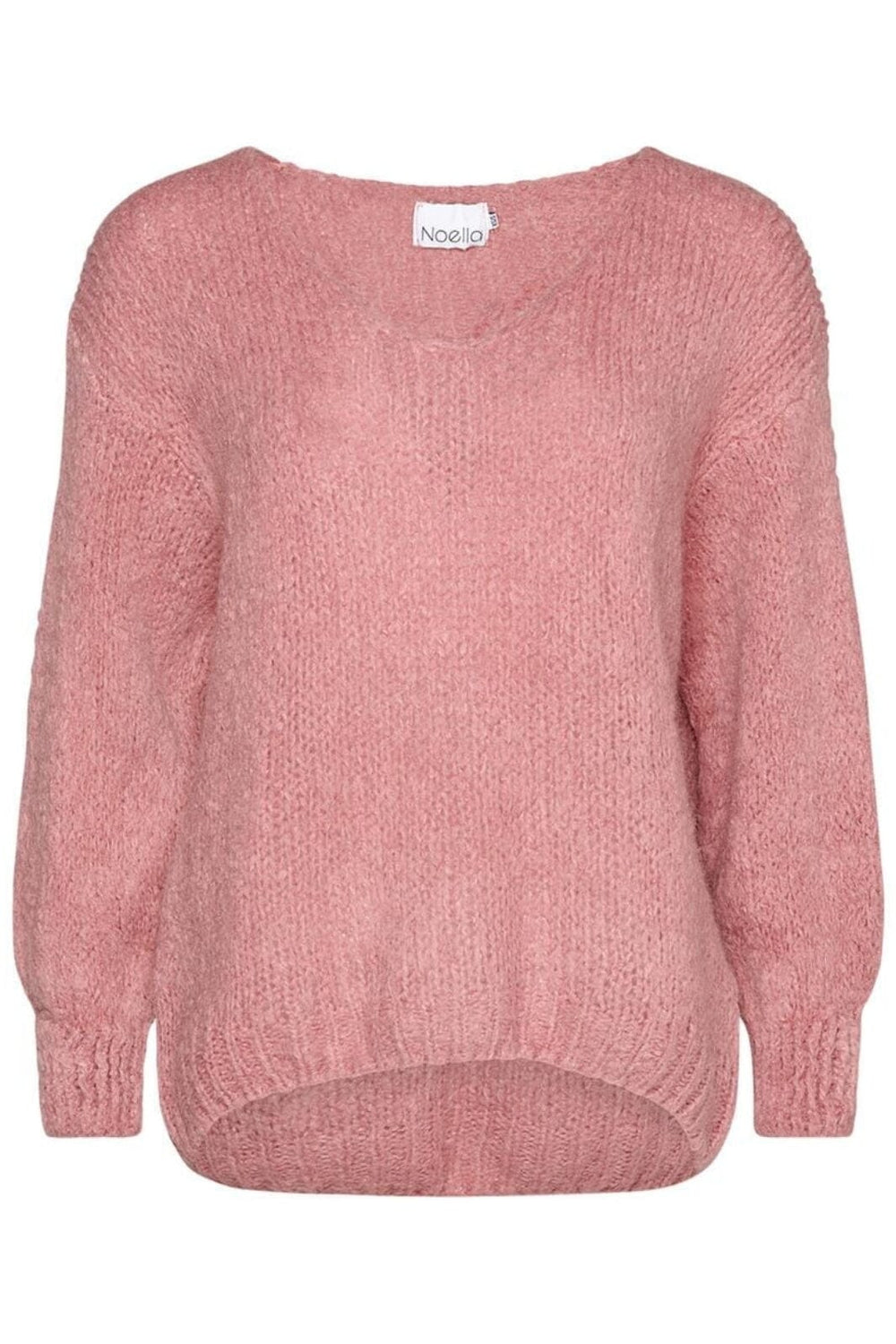 Noella - Fora Knit V-Neck Sweater - 005 Rose Strikbluser 