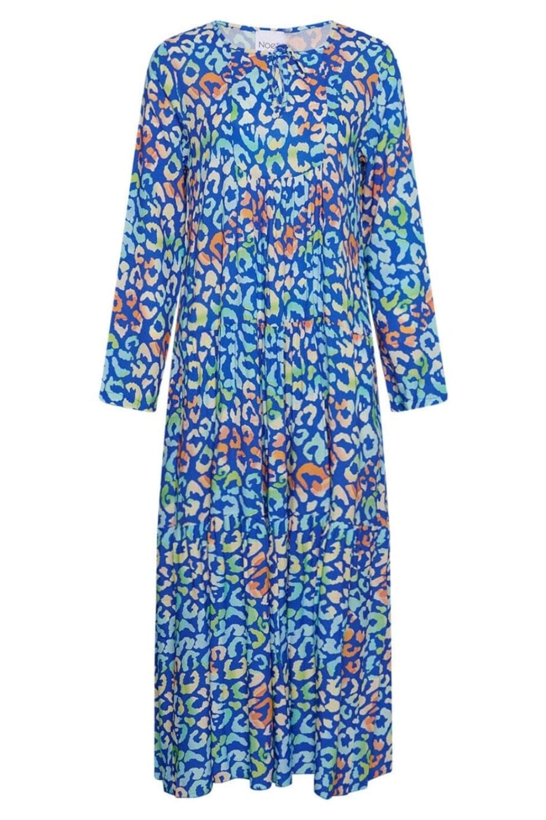 Noella - Imogene Long Dress - Blue Leo Kjoler 