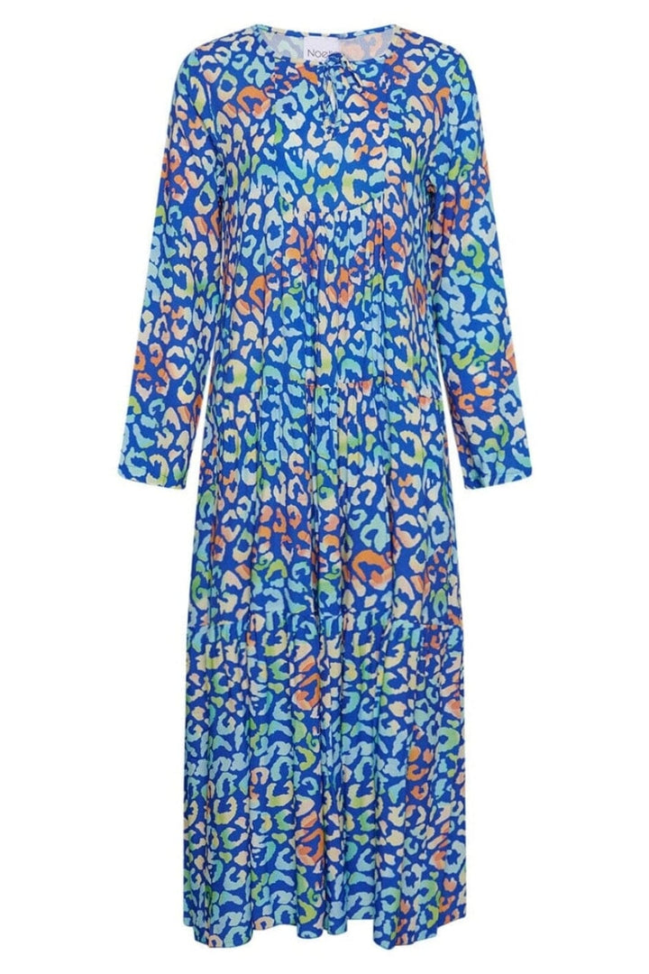 Noella - Imogene Long Dress - Blue Leo Kjoler 