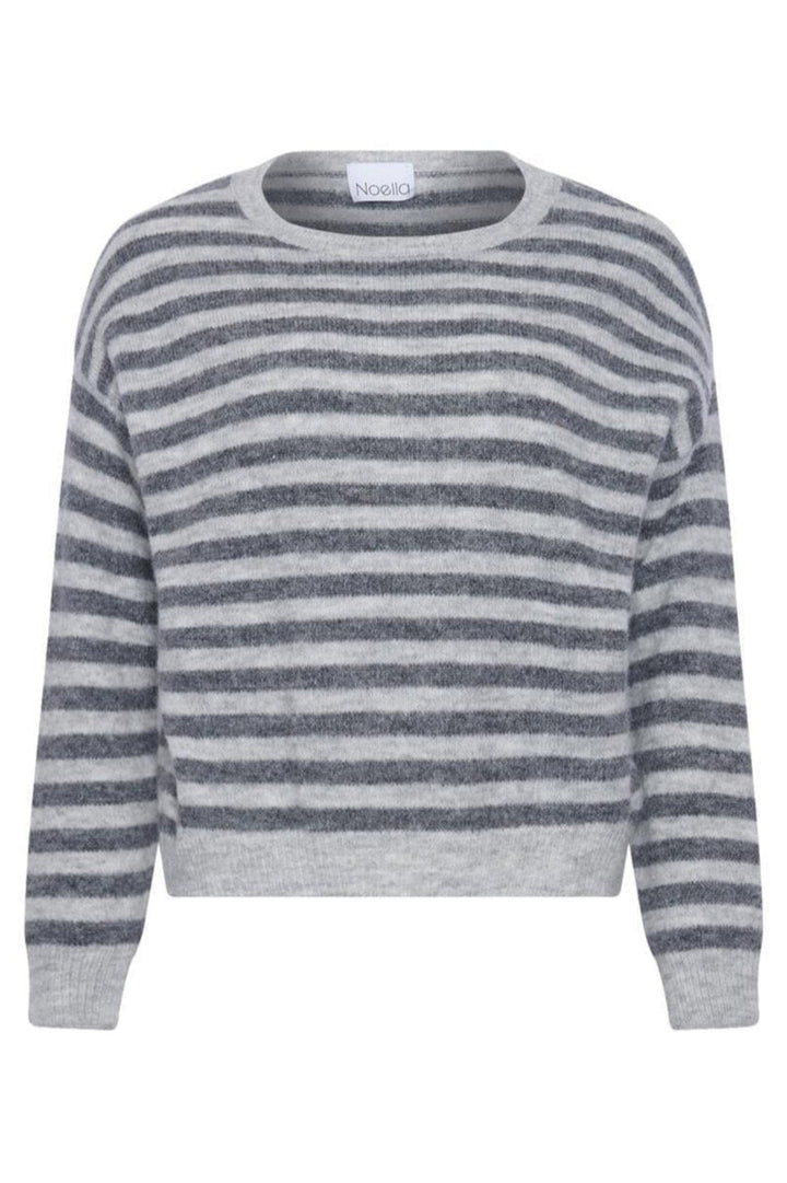 Noella - Juliana Knit - 1042 Light Grey/Dark Grey Stripe