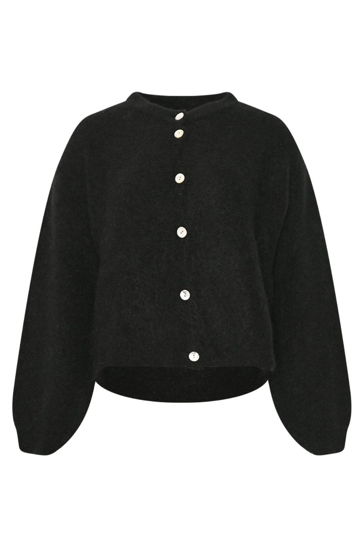 Noella - Kae Knit Cardigan - 004 Black Cardigans 