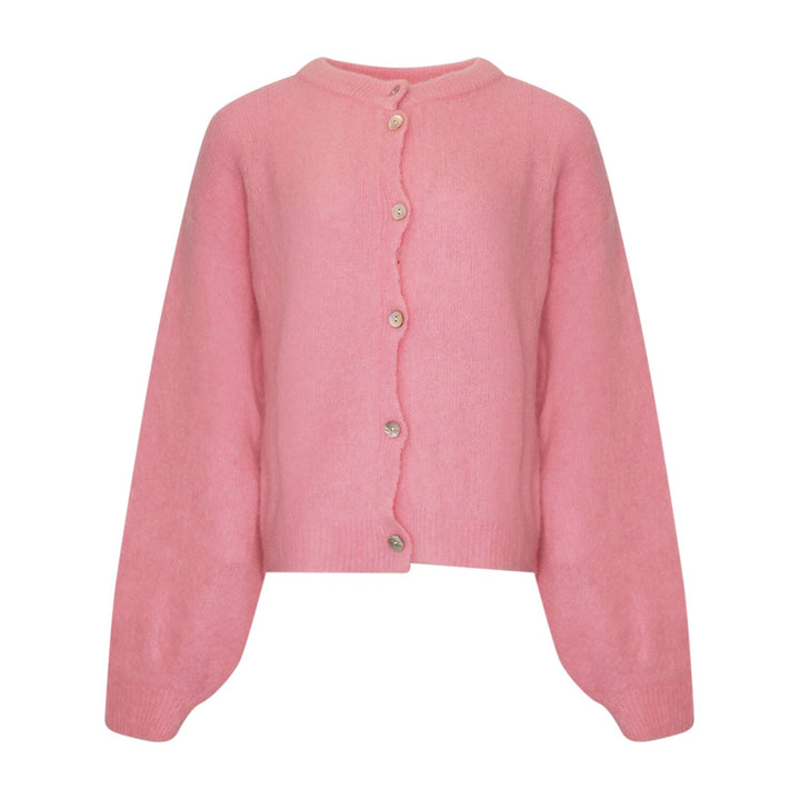 Noella - Kae Ss Knit Cardigan 12940086 - 549 - Blush Cardigans 