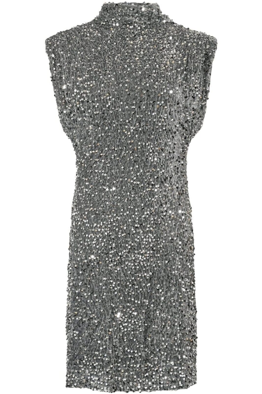 Noella - Kali Dress - 1096 Asphalt Silver Grey Kjoler 