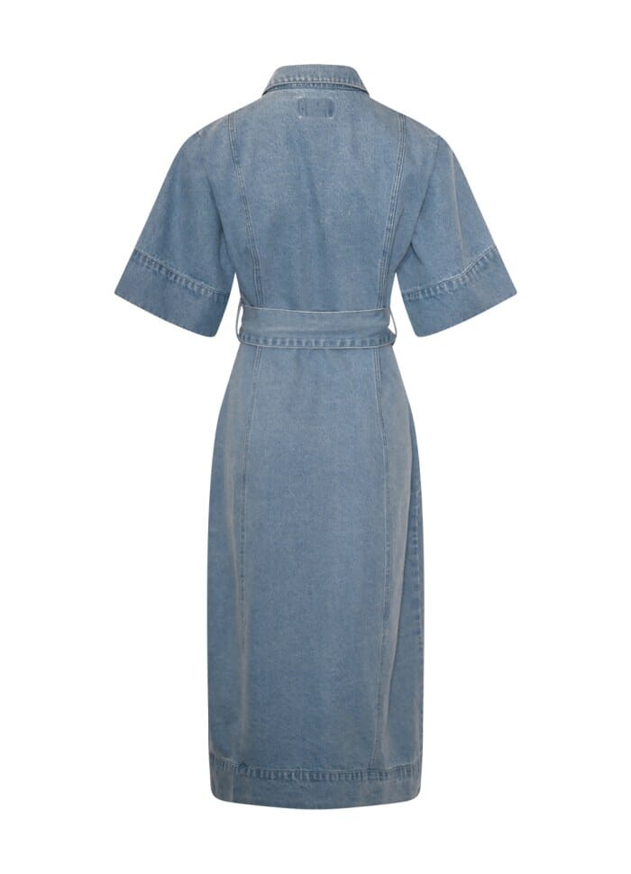 Noella - Keisley Dress - 1235 Light Blue Wash Kjoler 