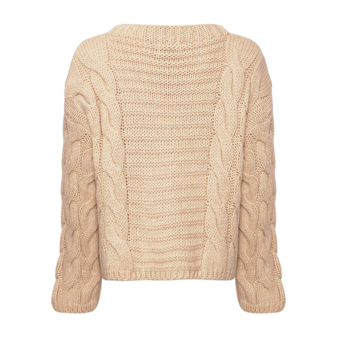 Noella - Kimaya Knit - 021 Sand Strikbluser 