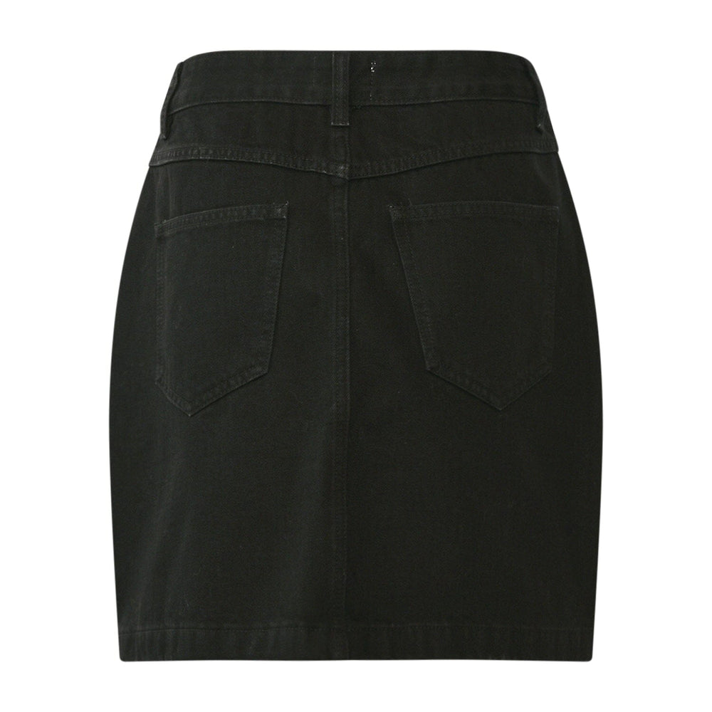 Noella - Kit Skirt - 1214 Black Wash Nederdele 