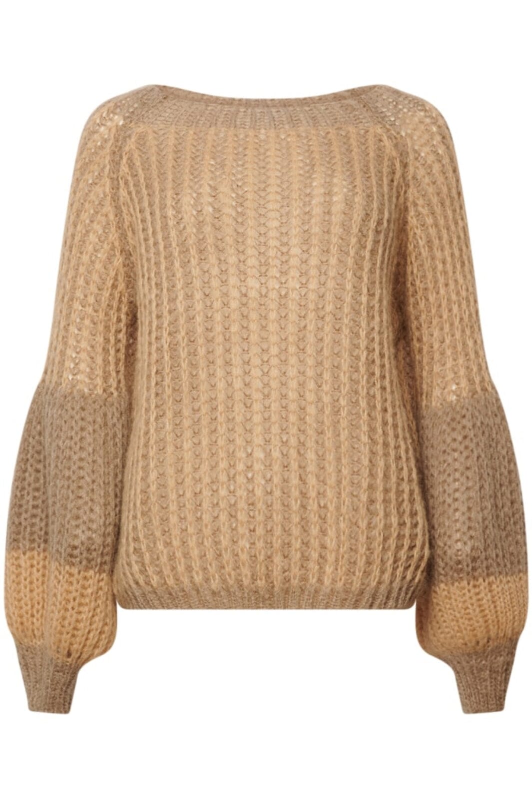 Noella - Liana Knit Sweater - Sand Strikbluser 