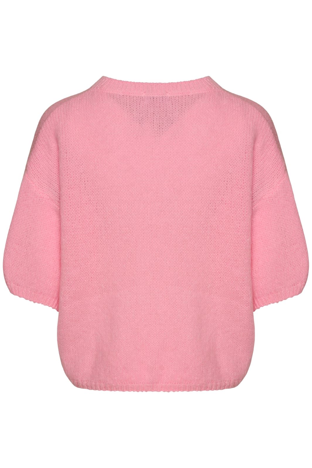 Noella - Mimi Knit Jumper - Candy Pink Strikbluser 