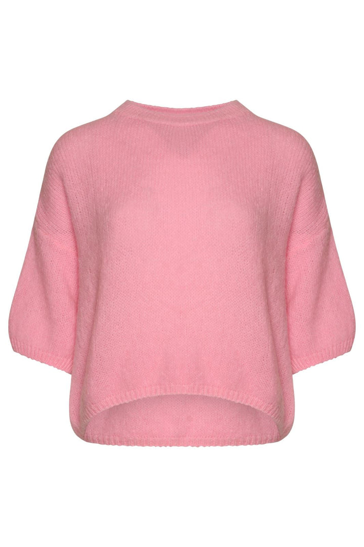 Noella - Mimi Knit Jumper - Candy Pink Strikbluser 