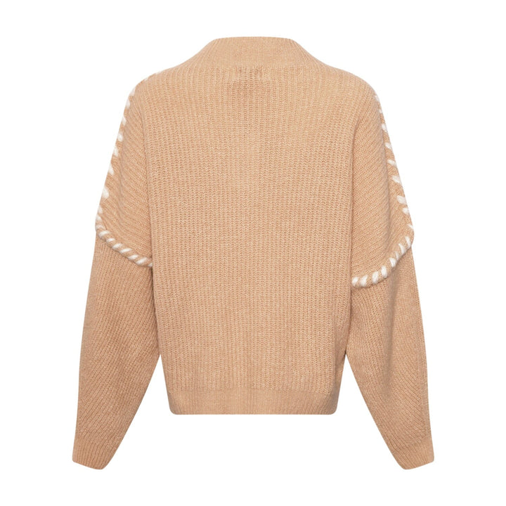 Noella - Olli Knit - Mud Strikbluser 