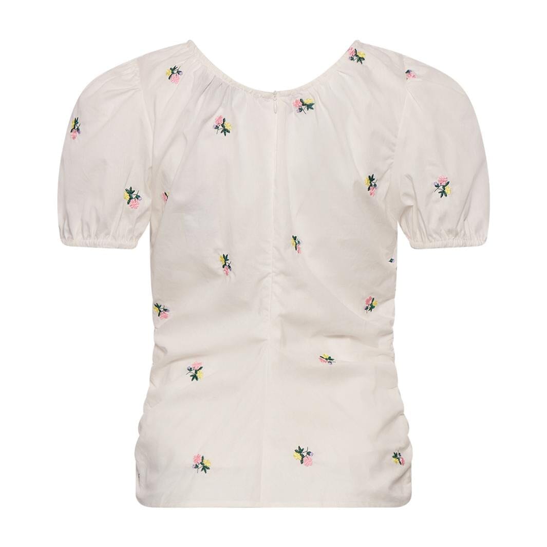 Noella - Samantha Blouse - White Embroidery