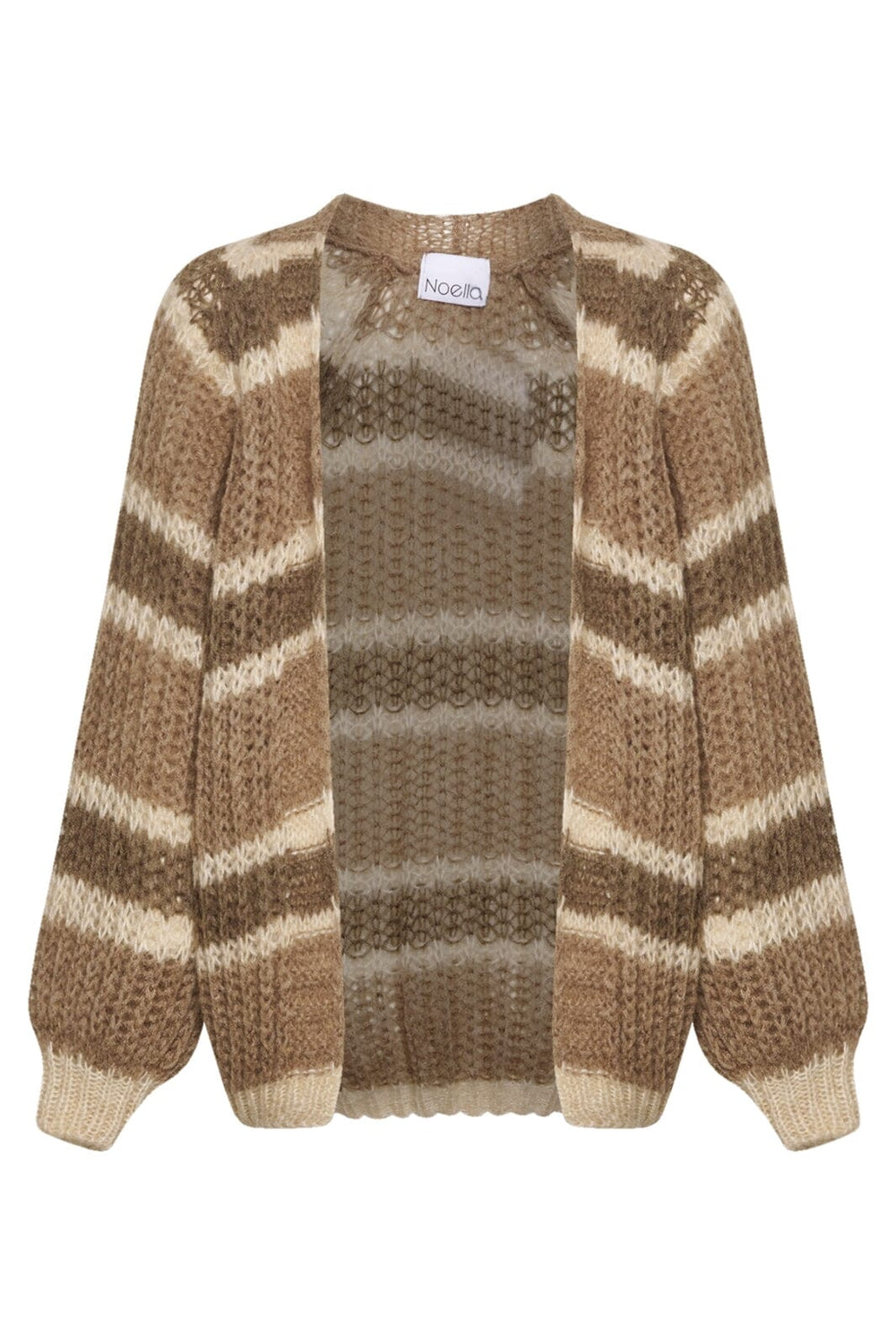 Noella - Vera Knit Cardigan - 930 Brown/Camel/Sand Cardigans 