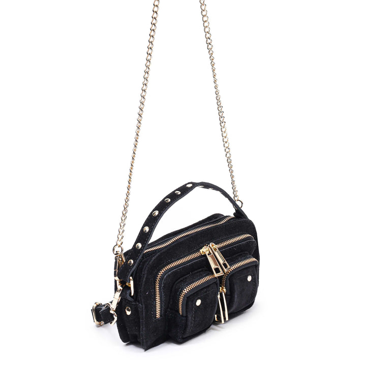 Núnoo - Helena Suede W. Gold - Black Tasker 