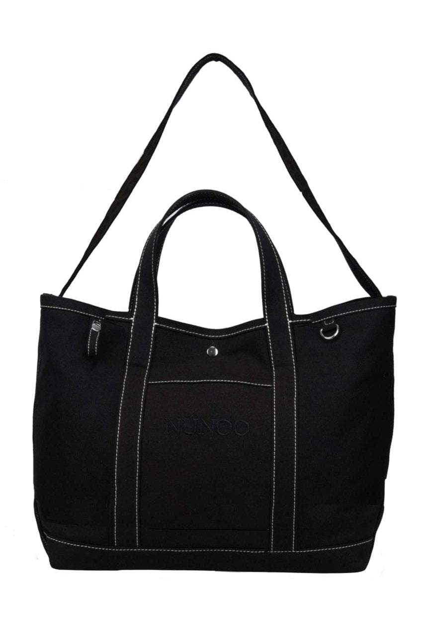 Núnoo - Large Tote Recycled Canvas - Black