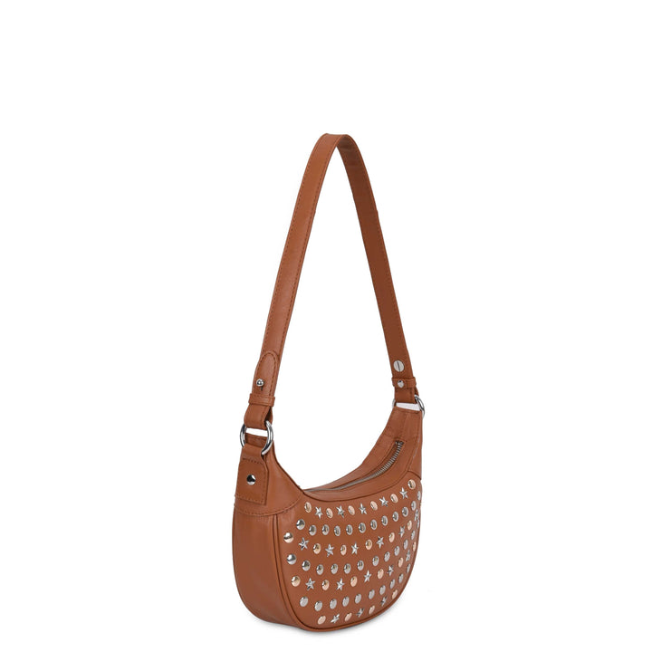 Núnoo - Pluto Studs Silky - Cognac Tasker 