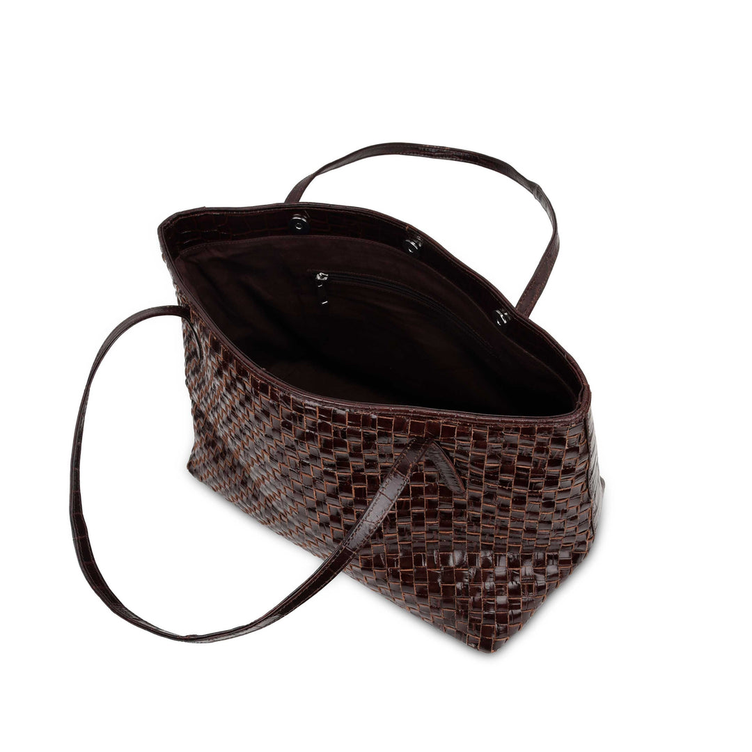 Núnoo - Shopper Texas Braided - Dark Brown Tasker 