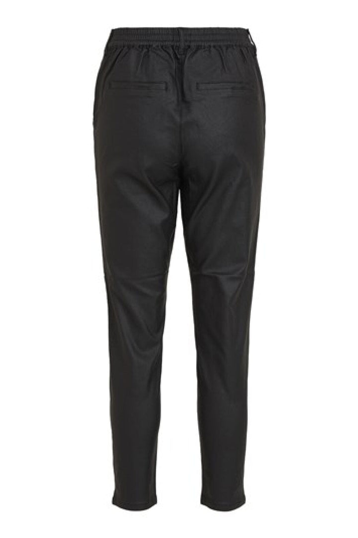 Object - Objbelle Lisa Coated Pant - 3556312 Black Bukser 