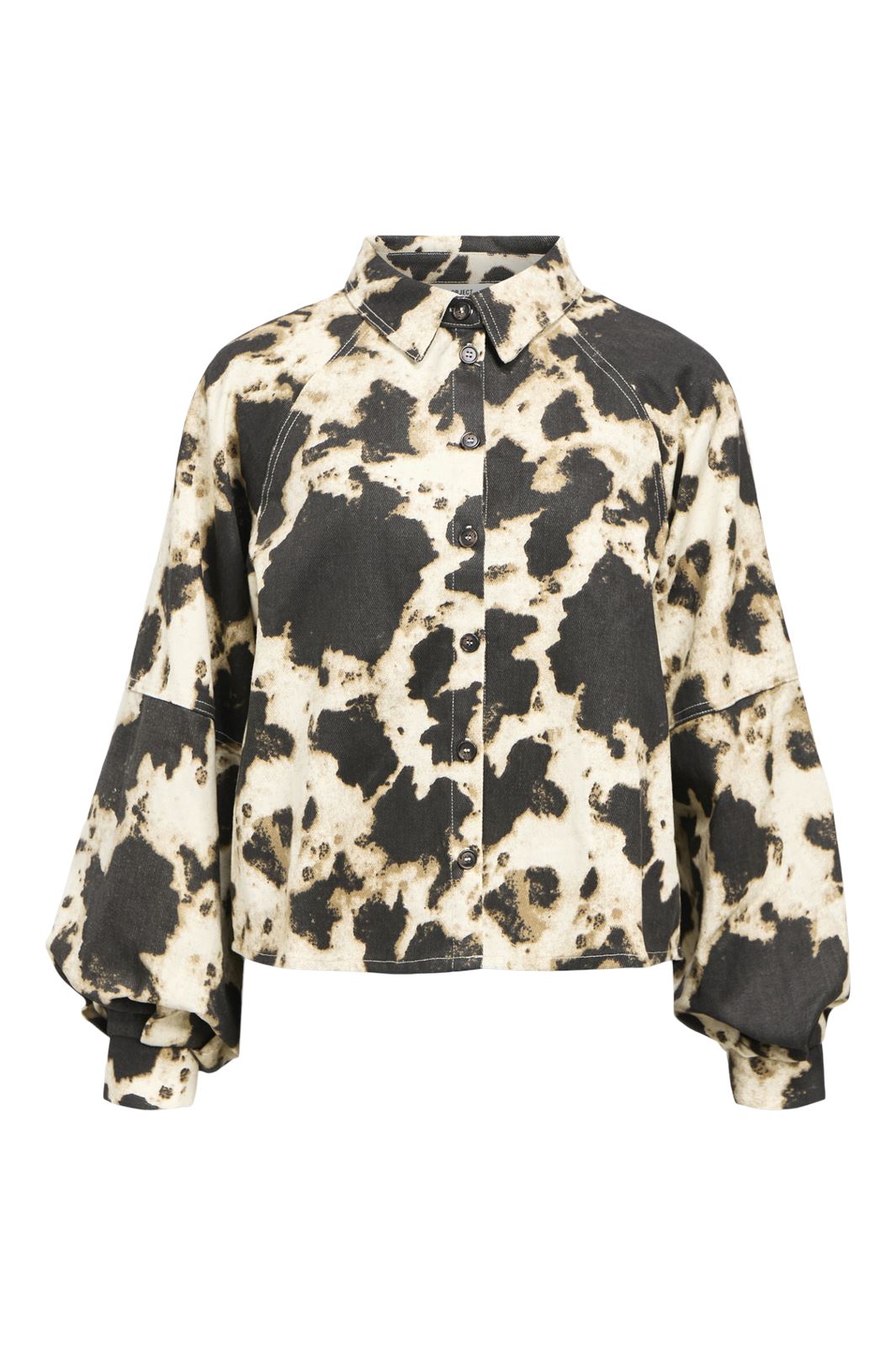 Object - Objmontana L/S Lo Jacket Aw Fair 24 - 4756813 Black Cloud Dancer