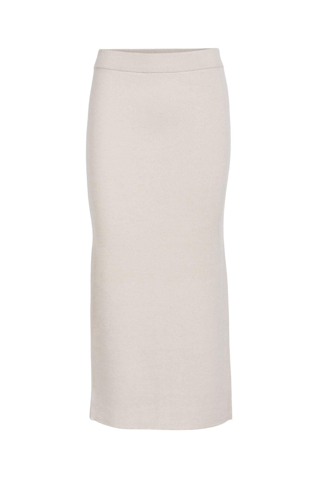 Object - Objreynard Knit Skirt - 4487647 Silver Gray