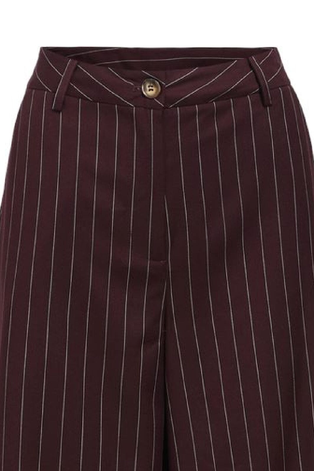 Object - Objshay Pant Aw Fair 24 - 4760502 Cabernet White Bukser 