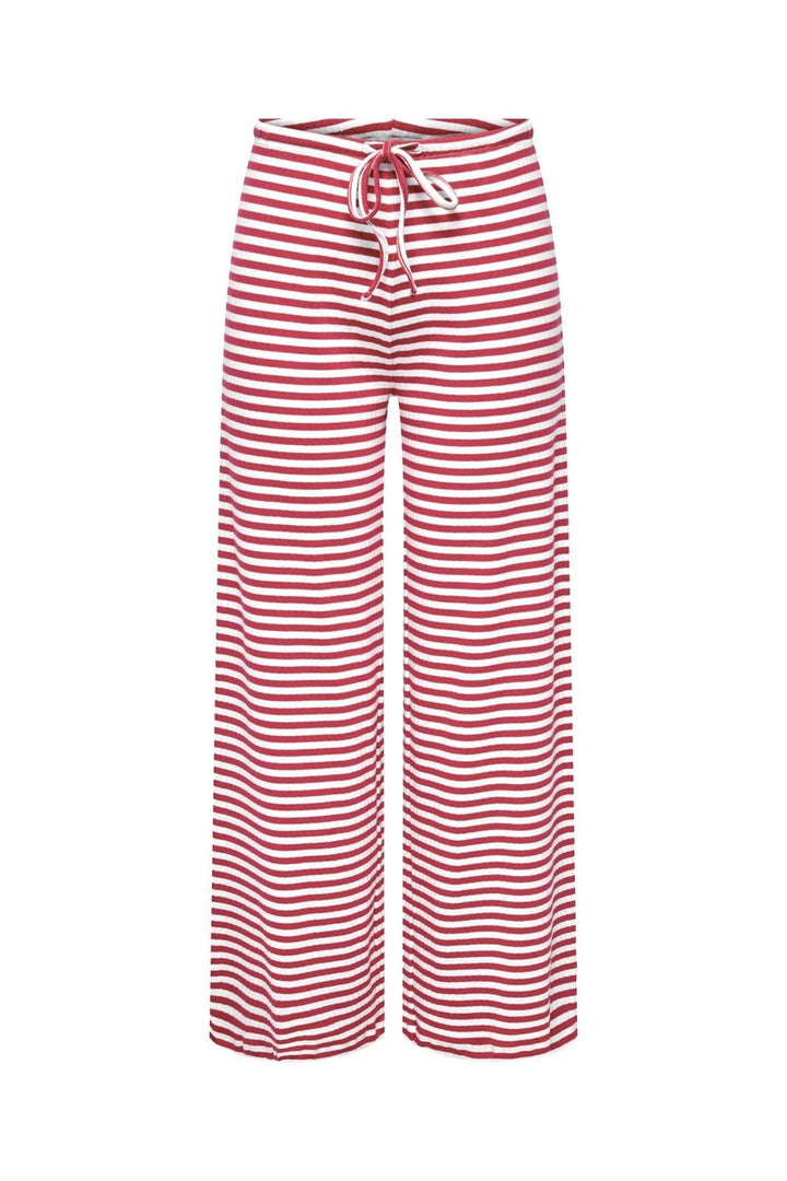 Only - Onlaida Striped Pant 15342087 - 4762012 - Salsa White