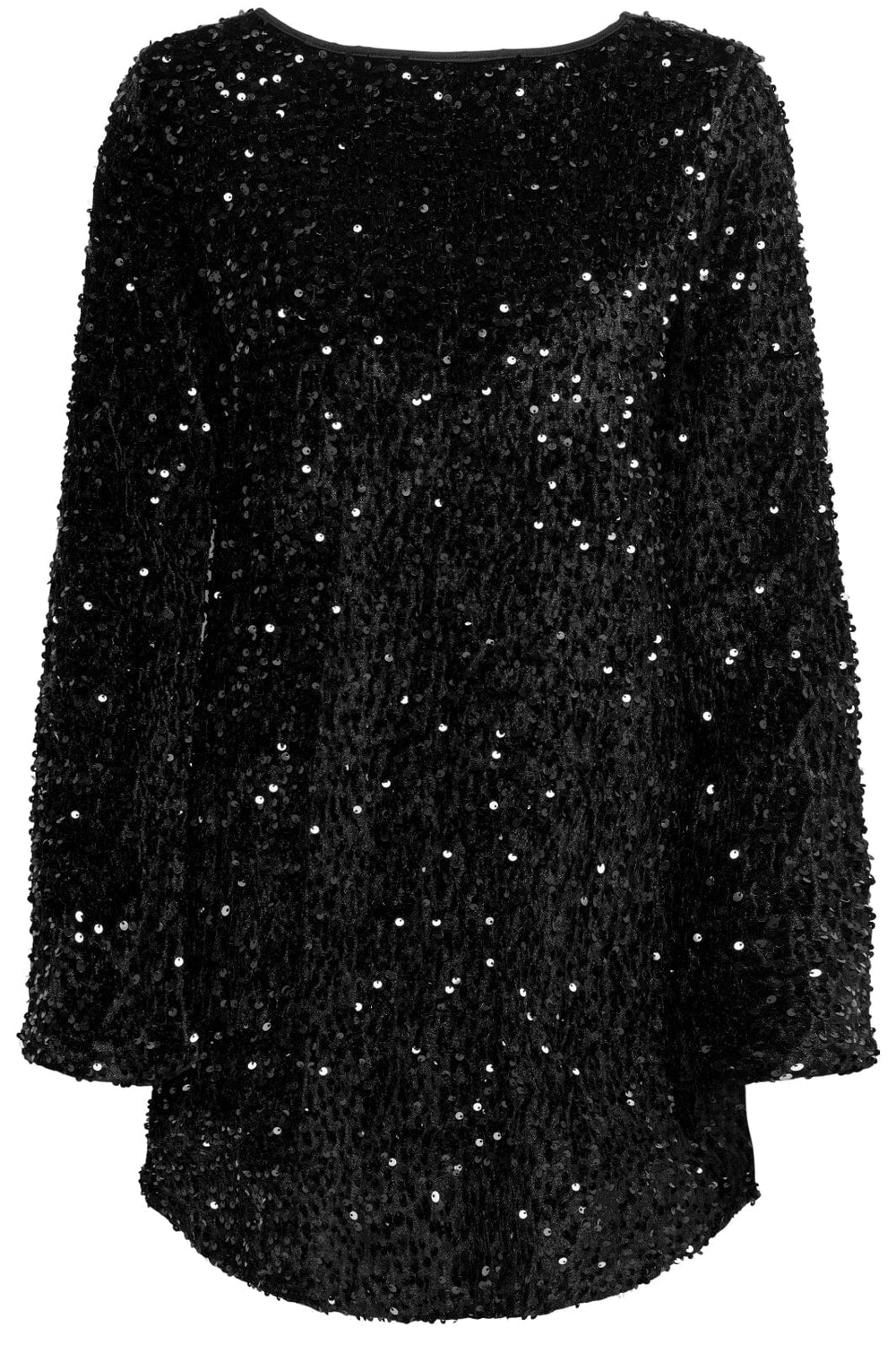 Only - Onlanika Sequins Ls Bow Dress 15339408 - 4656800 - Black Black Bow