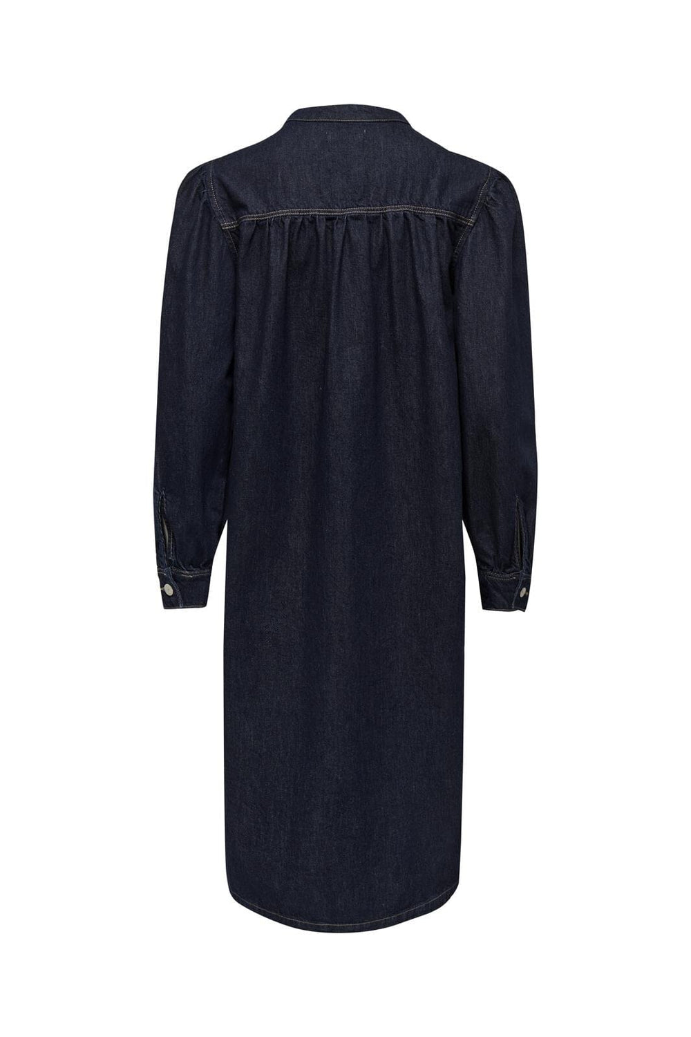 Only - Onlbeate L/S Midi Dress - 4692193 Dark Blue Denim Rinse