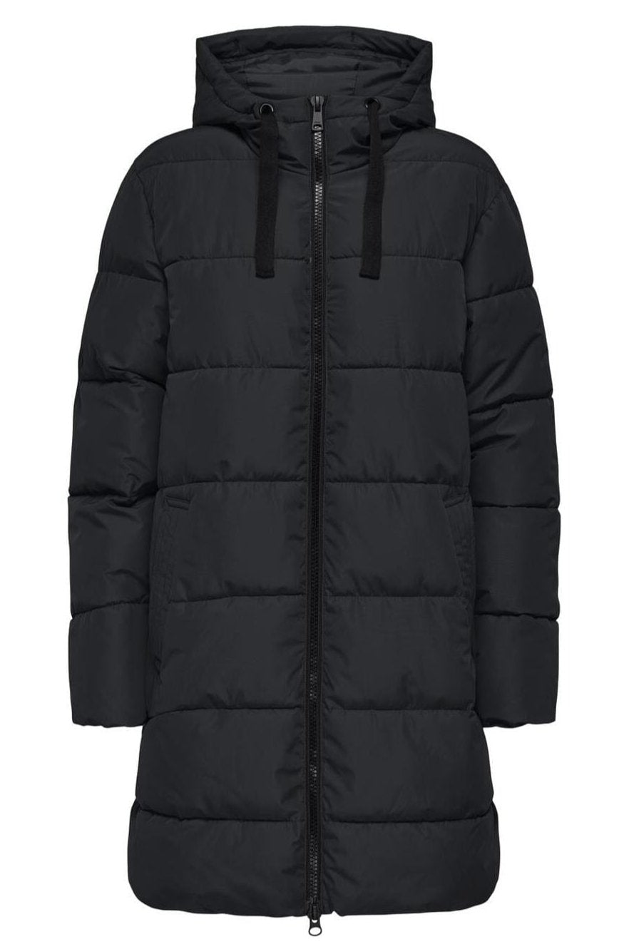 Only - Onlclair Puffer Hood Coat Cc - 4577166 Black