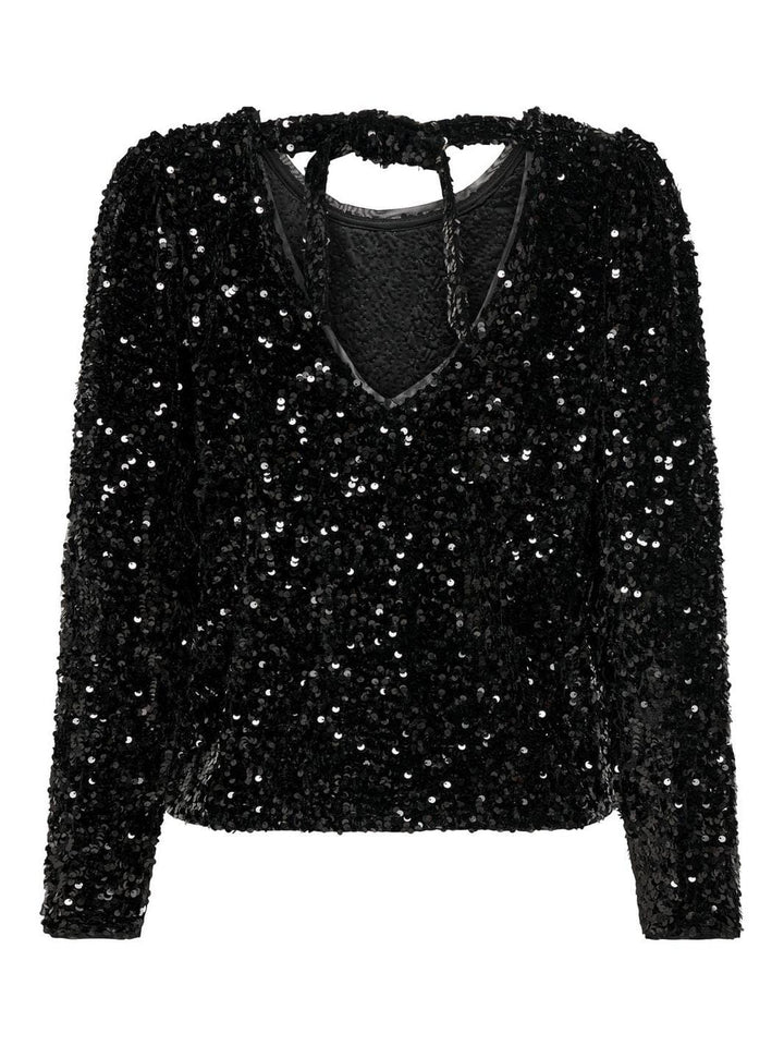 Only - Onlconfidence Sequins L/S Top 15323318 - 4498709 - Black