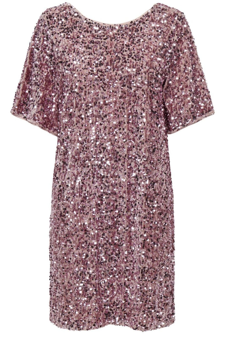 Only - Onlconfidence S/S Sequins Dress 15333653 - 4603040 - Mauve Shadows Mauve Shadows