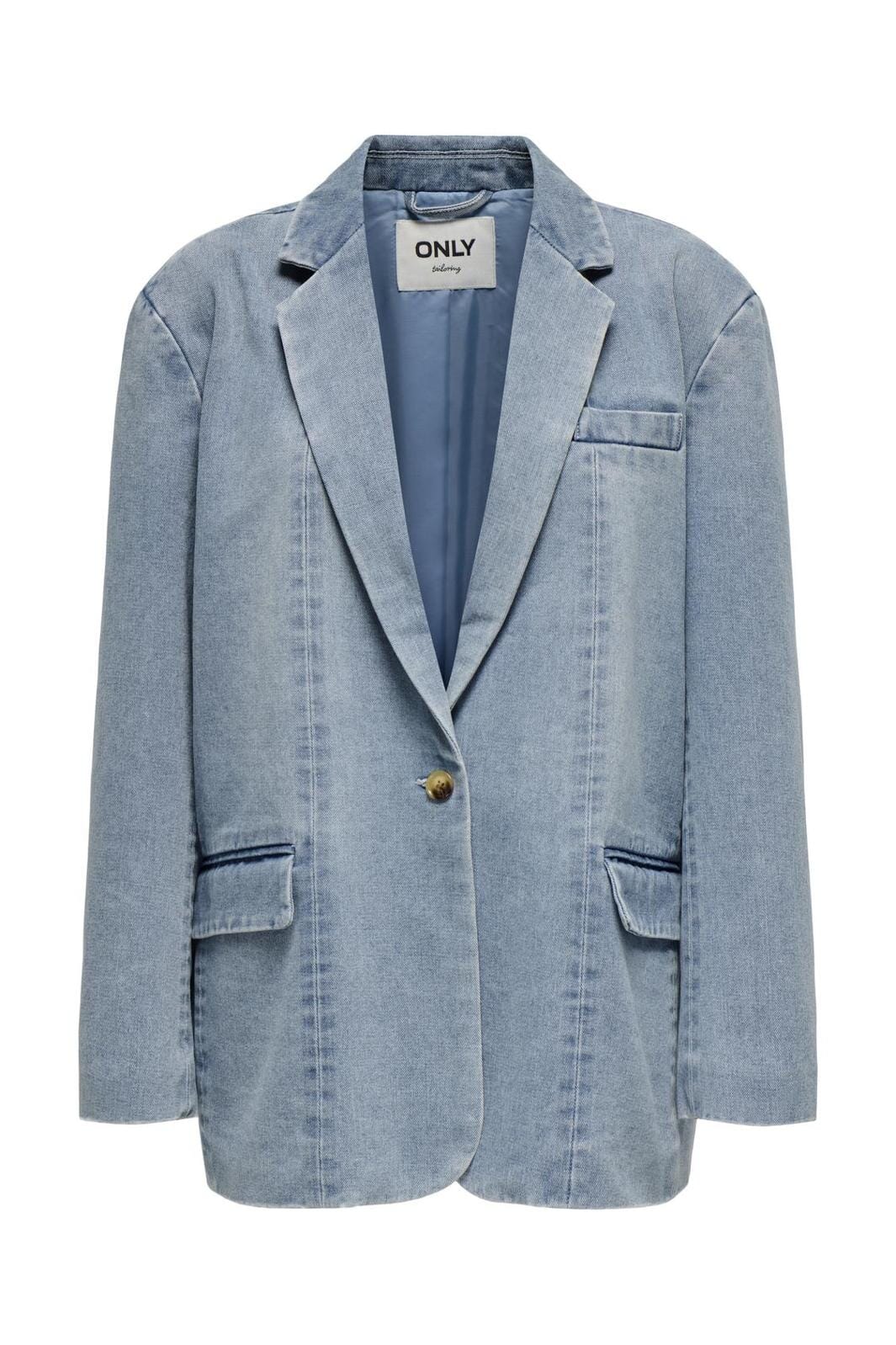 Only - Onlcory Ls Blazer Gua - 4739506 Light Blue Denim