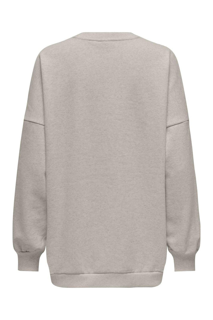 Only - Onldaze L/S Oversize O-Neck Swt - 4629544 Pumice Stone