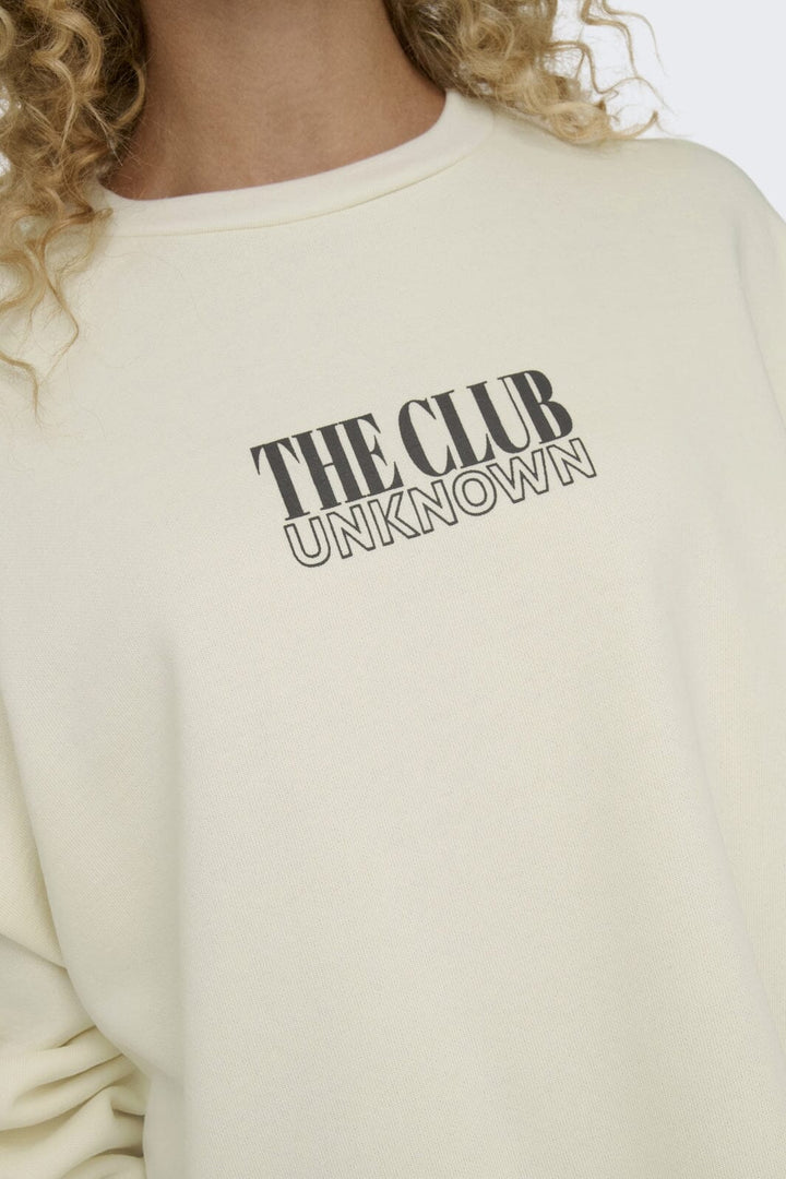 Only - Onldaze L/S Party O-Neck Swt - 4601781 Cloud Dancer Club Sweatshirts 