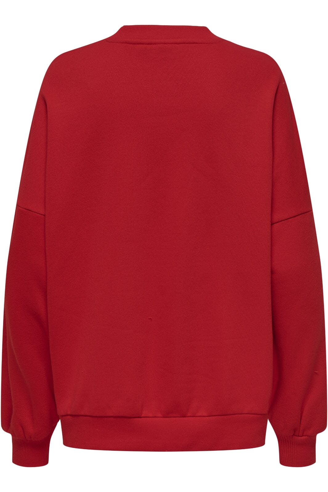 Only - Onldeborah L/S Club O-Neck Swt 15337256 - 4636894 - Mars Red Nwrk