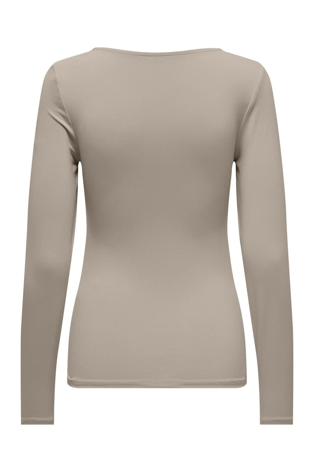 Only - Onlea L/S 2-Way Deep Neck Top - 4671636 Pure Cashmere