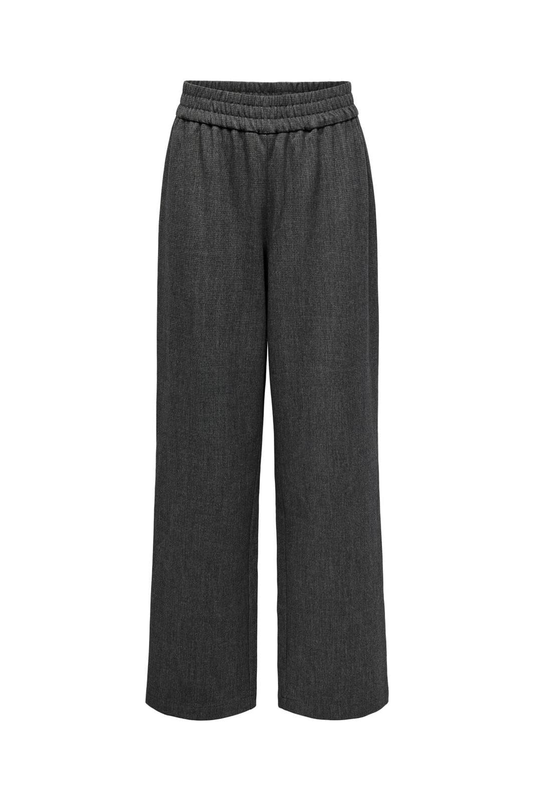 Only - Onlelise Wide Pull-Up Pant Tlr - 4509769 Dark Grey Melange