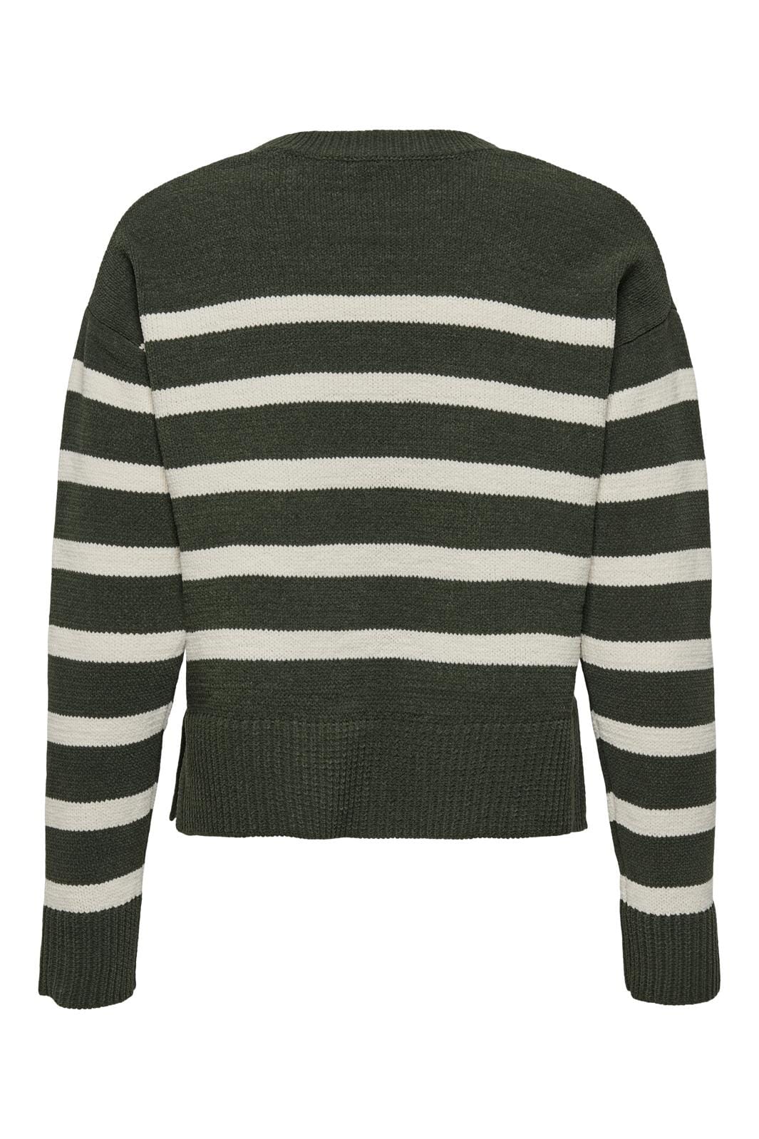 Only - Onlelly Life Ls Stripe O-Neck Cc Knt - 4632532 Kambaba Birch