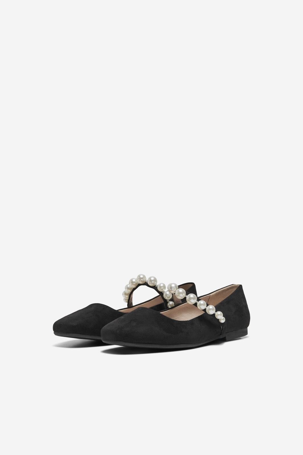 Only Shoes - Onlfiola Pearl Ballerina - 4565751 Black