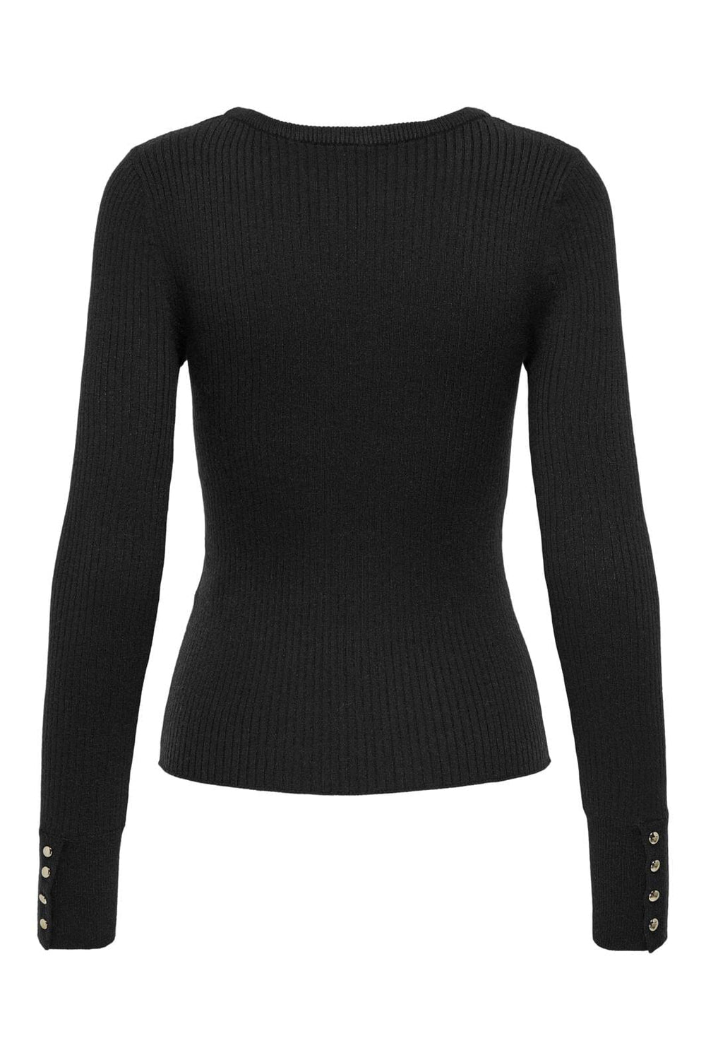 Only - Onlibi Ls Rib O-Neck Cc Knt - 4703798 Black