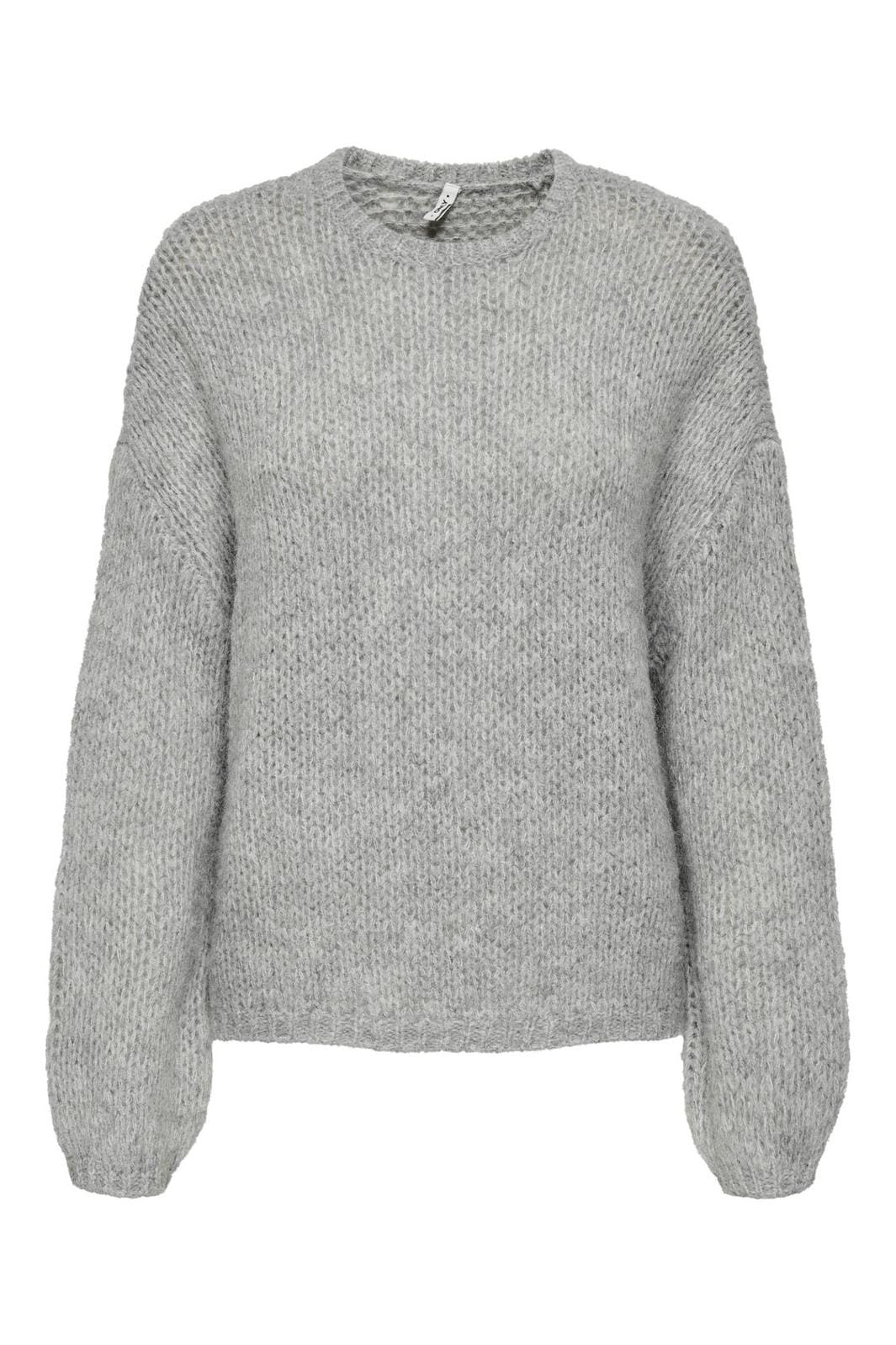 Only - Onljackie Ls Pullover Knt - 4552784 Light Grey Melange