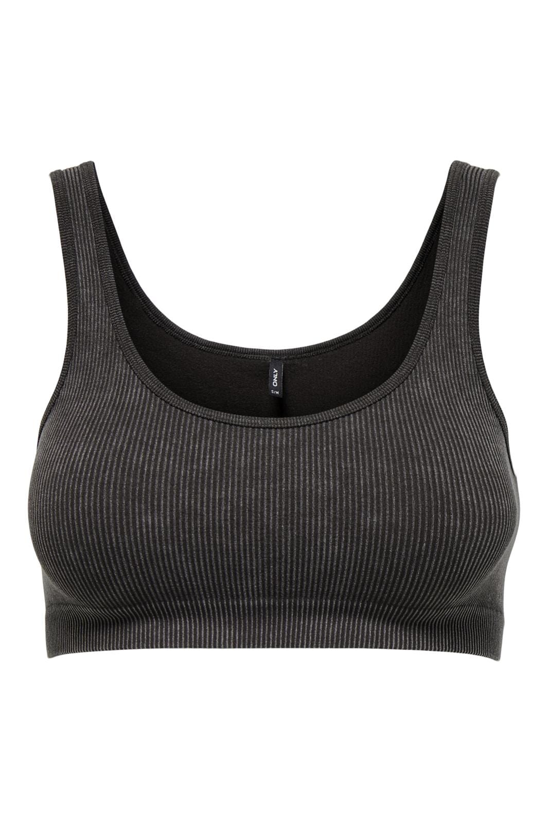 Only - Onllea Seamless Stone Bra Top Acc - 4557860 Black Coffee Stone Wash