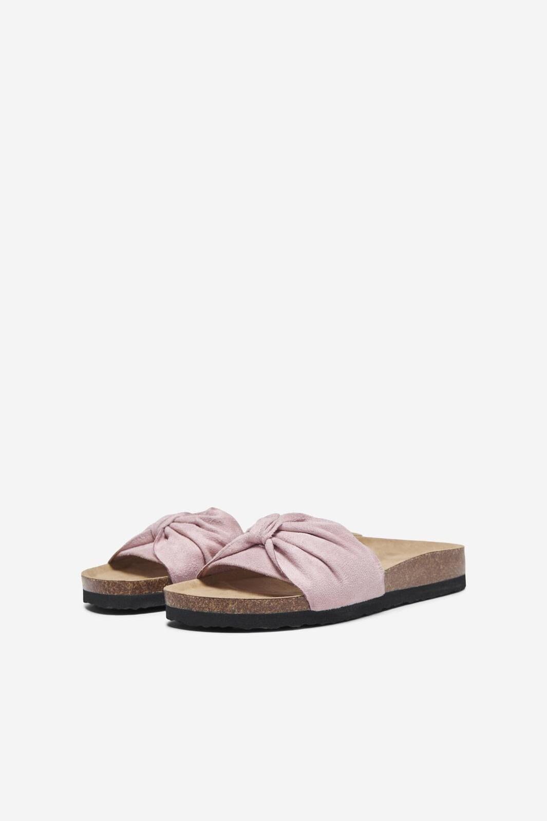 Only - Onlmaxi-14 Bow Mf Slip On Sandal - 4601325 Rose Smoke