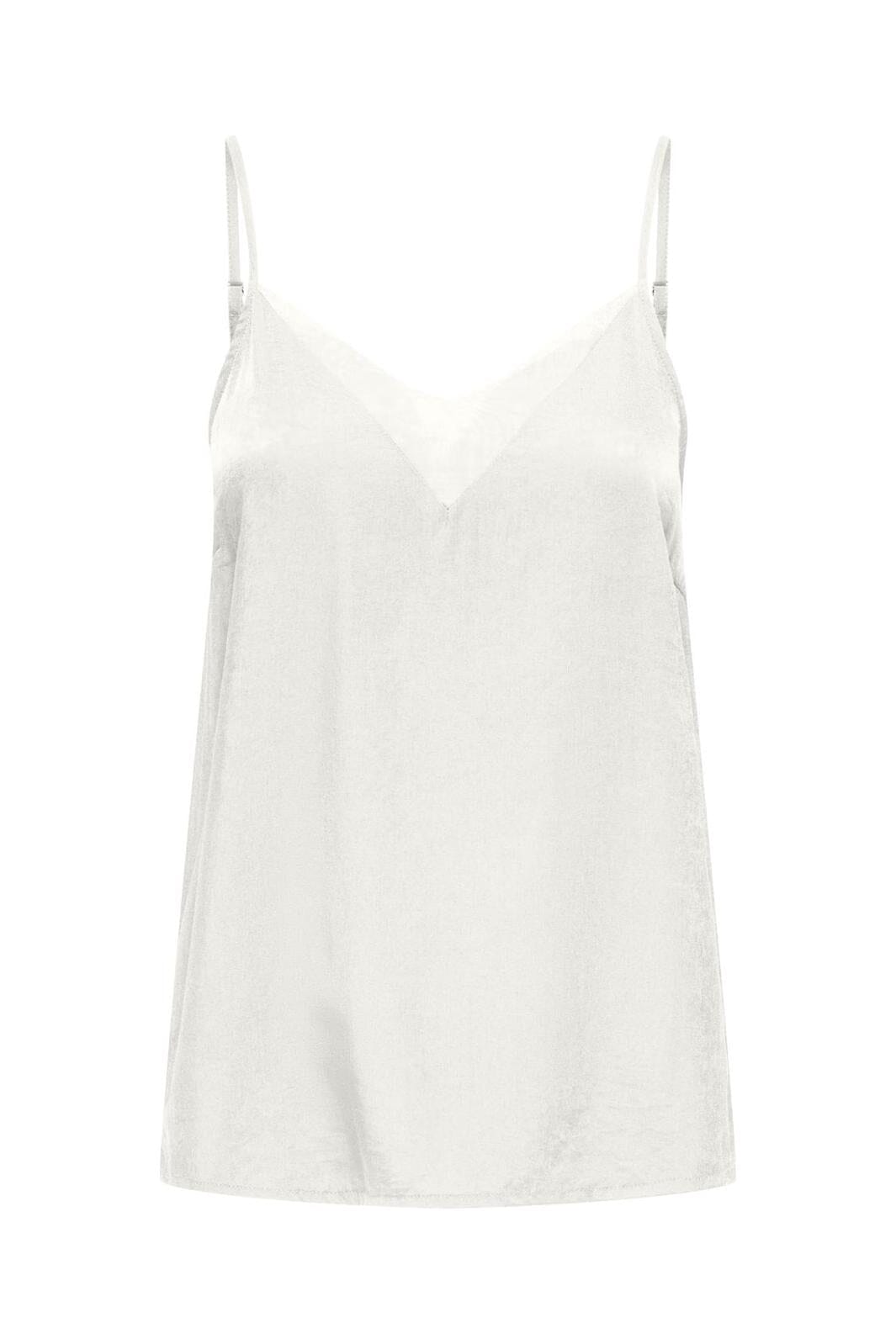 Only - Onlmelva Detail Singlet Bf - 4675144 Cloud Dancer