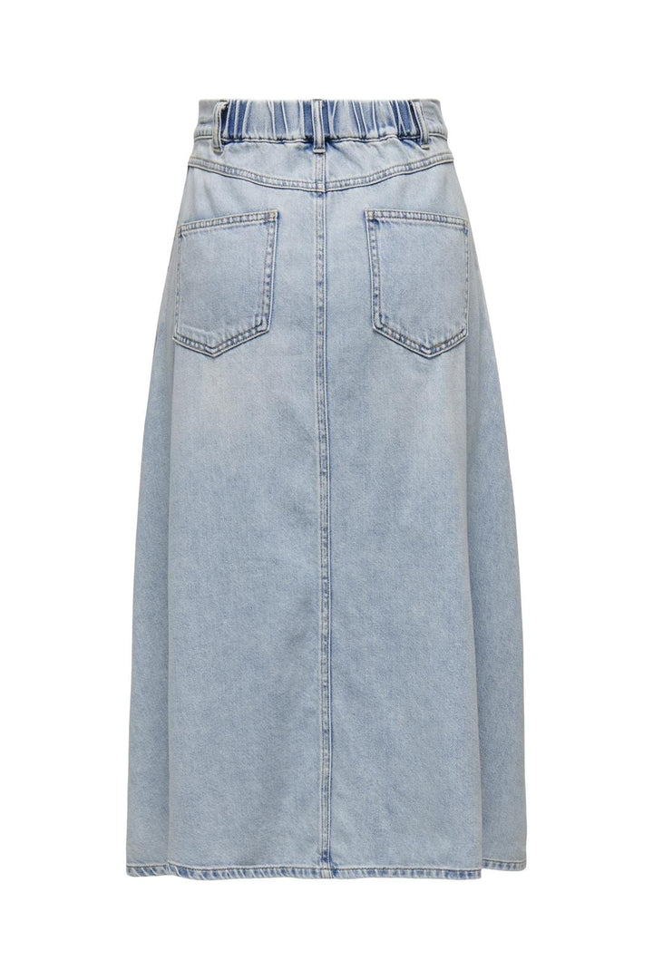 Only - Onlmindy Loose Skirt - 4479241 Light Blue Denim